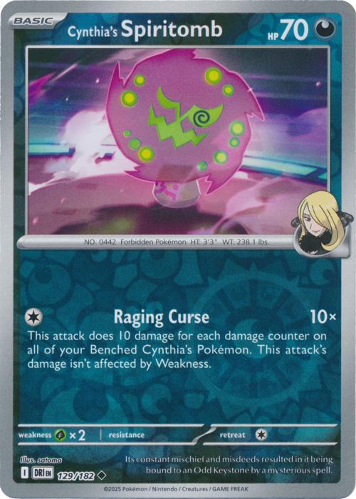 Cynthia's Spiritomb [Reverse Holo]